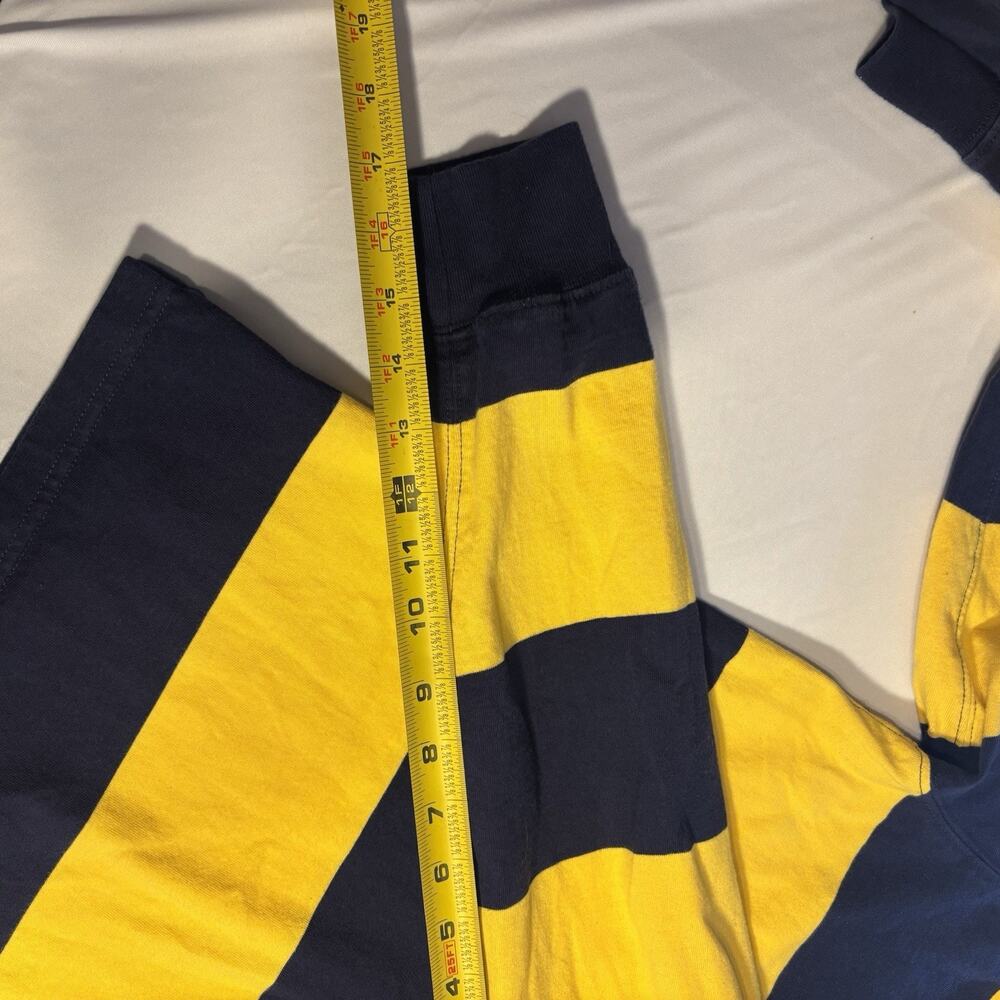 Polo Ralph Lauren Stripe Rugby, navy/yellow Size L (14-16) - Picture 5 of 5